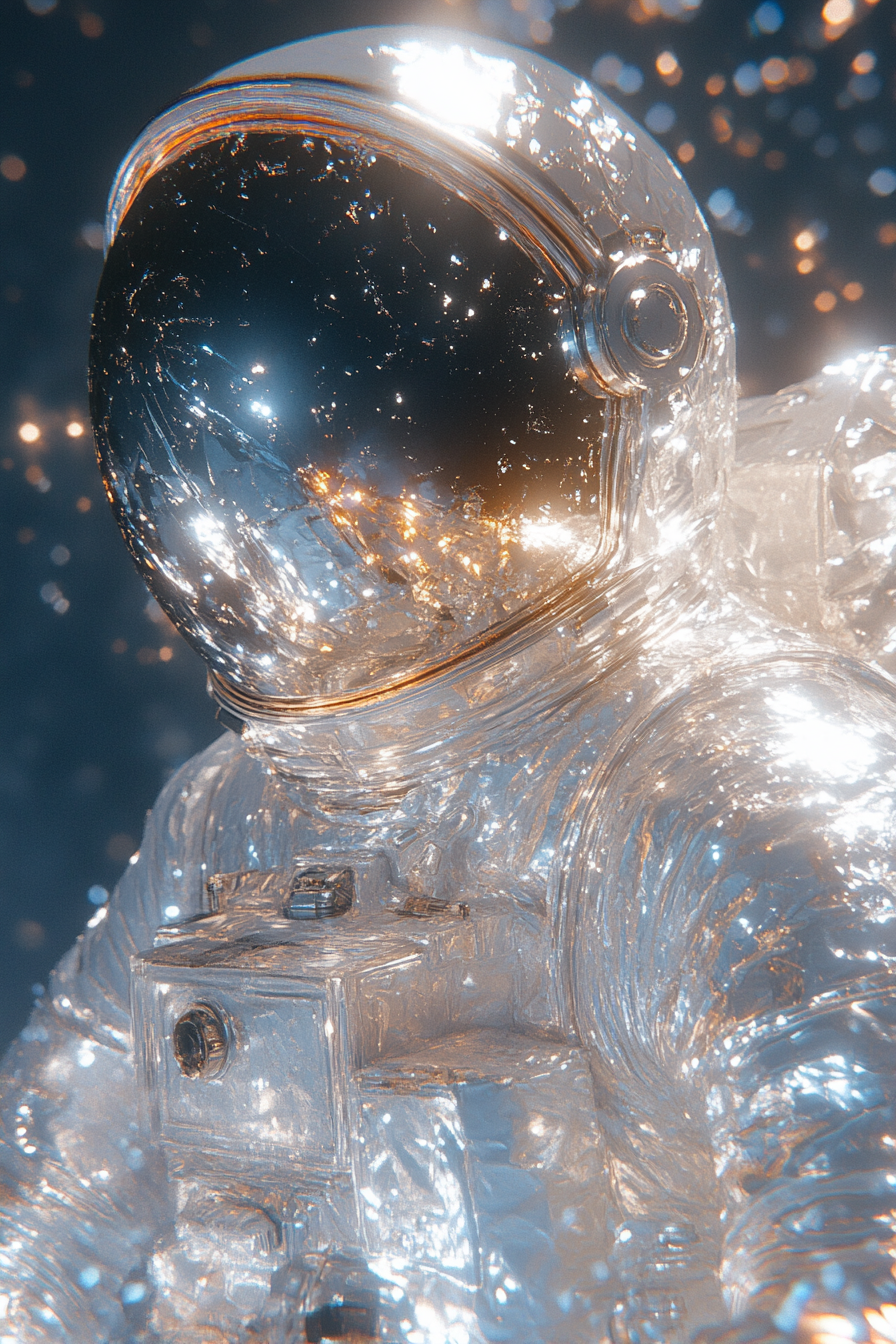 Astronauts Navigating a Chaotic Wormhole