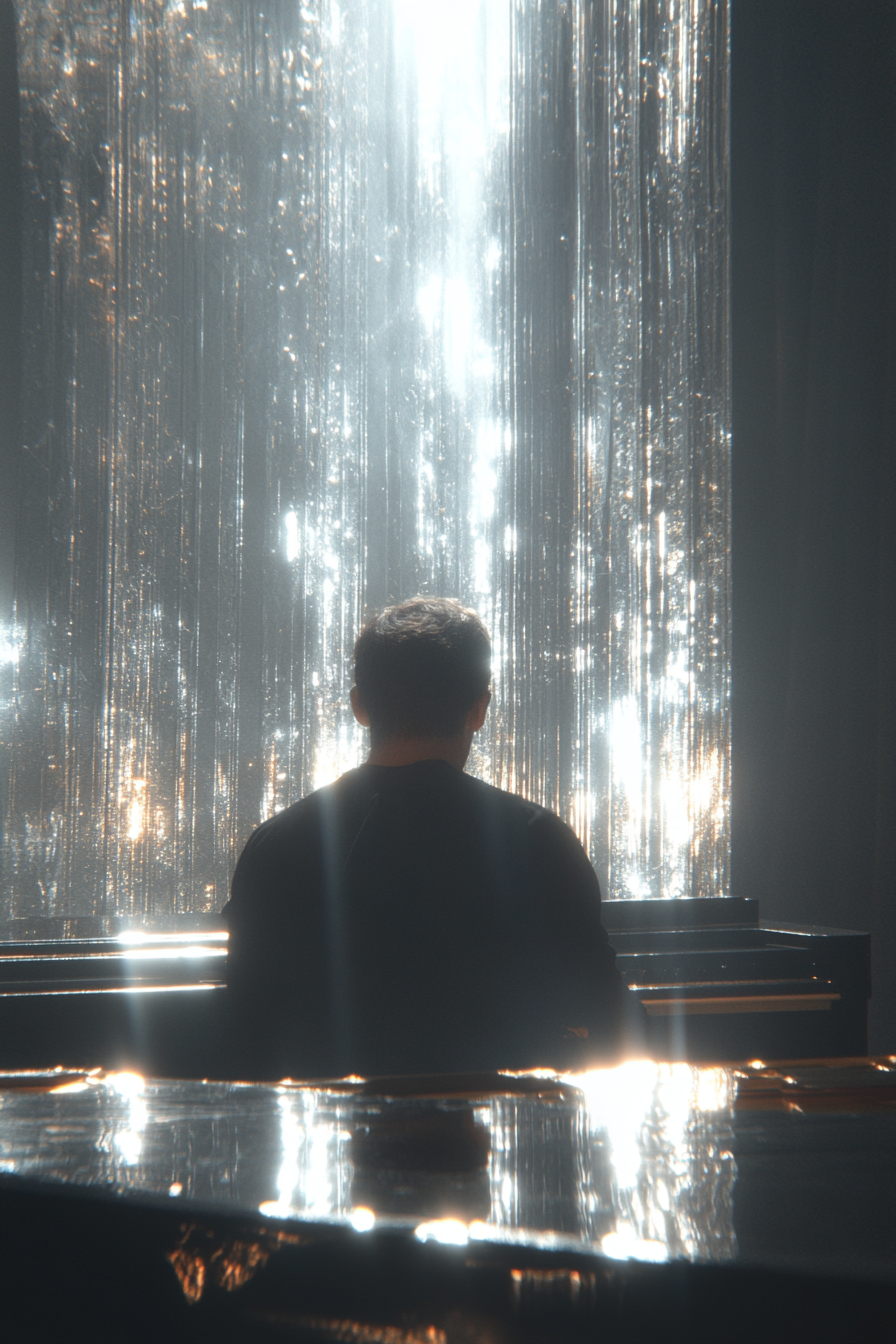 Pianist Lost in the Stage Lights
