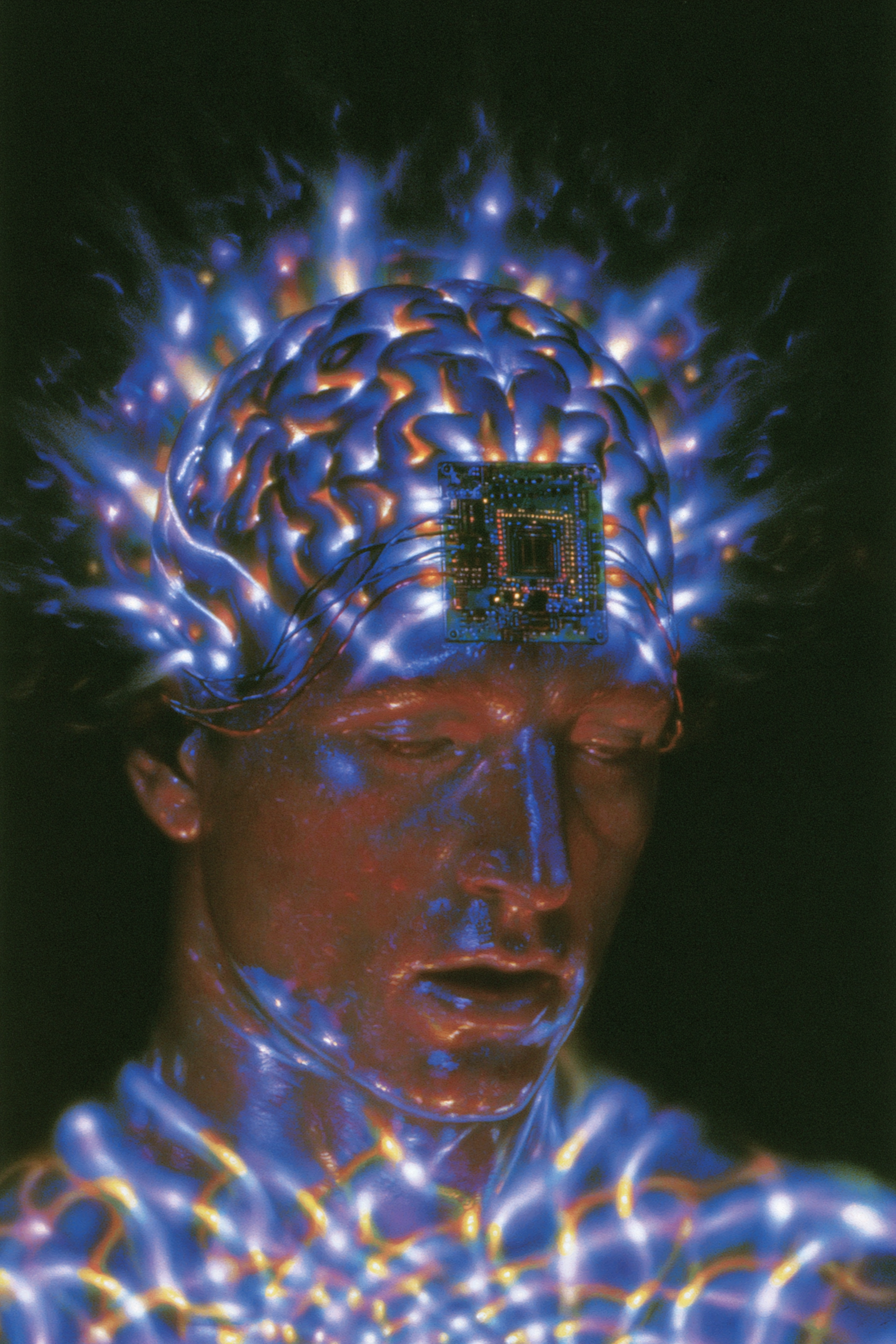 Brain-Computer Demigod in a Neo-Noir Future
