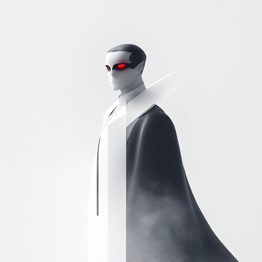 Red-Eyed Vampire in a Cape