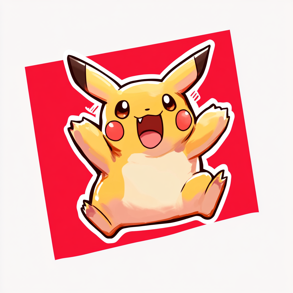 Stylized Pokémon Character
