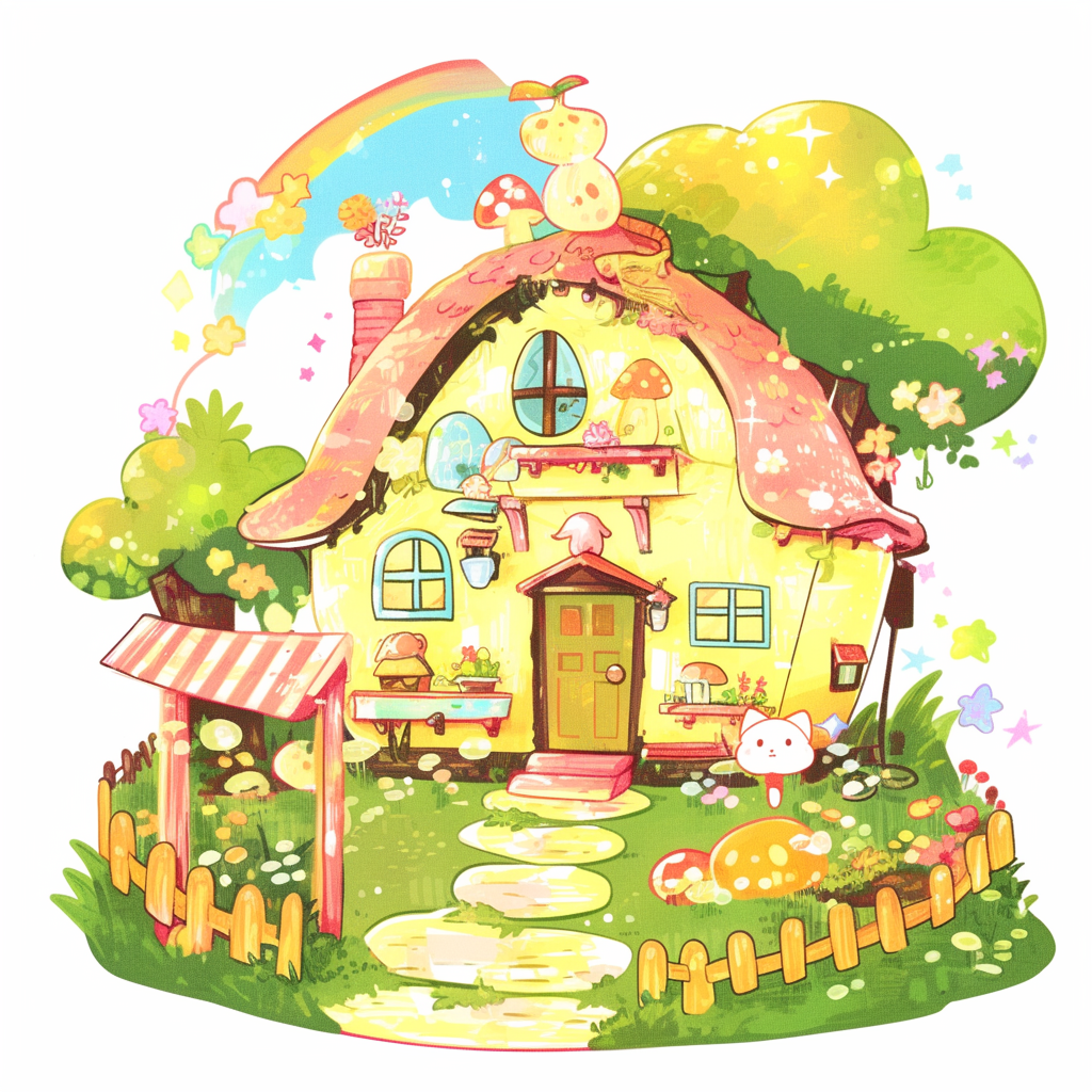 Étude de maison façon anime