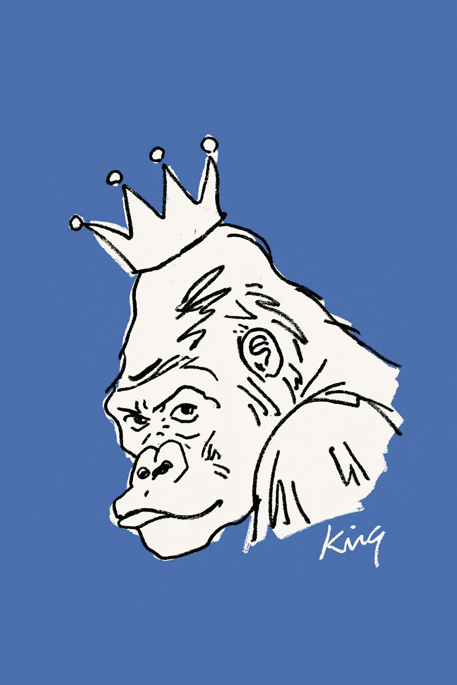 Crowned Gorilla Line Logo