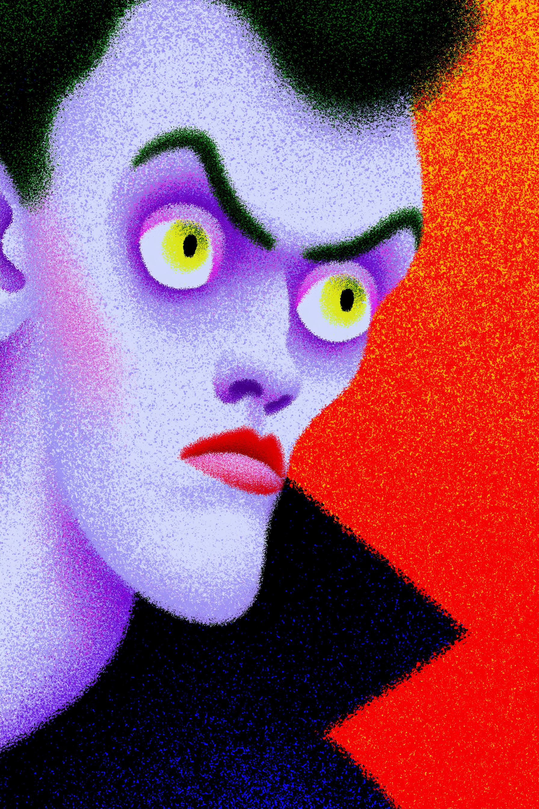 Deliberately Bad Wall-Art Illustration
