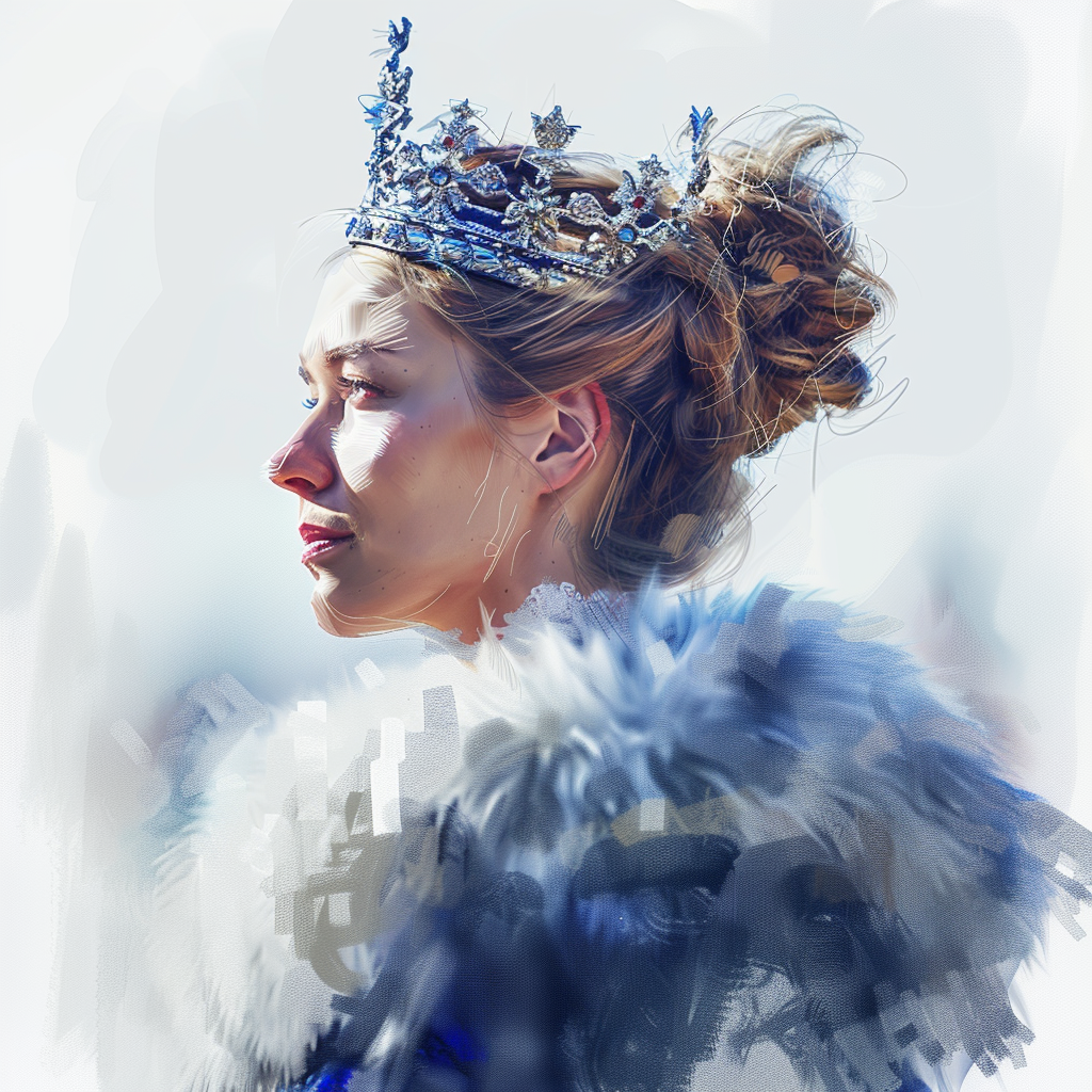 Princess Wearing a Crown