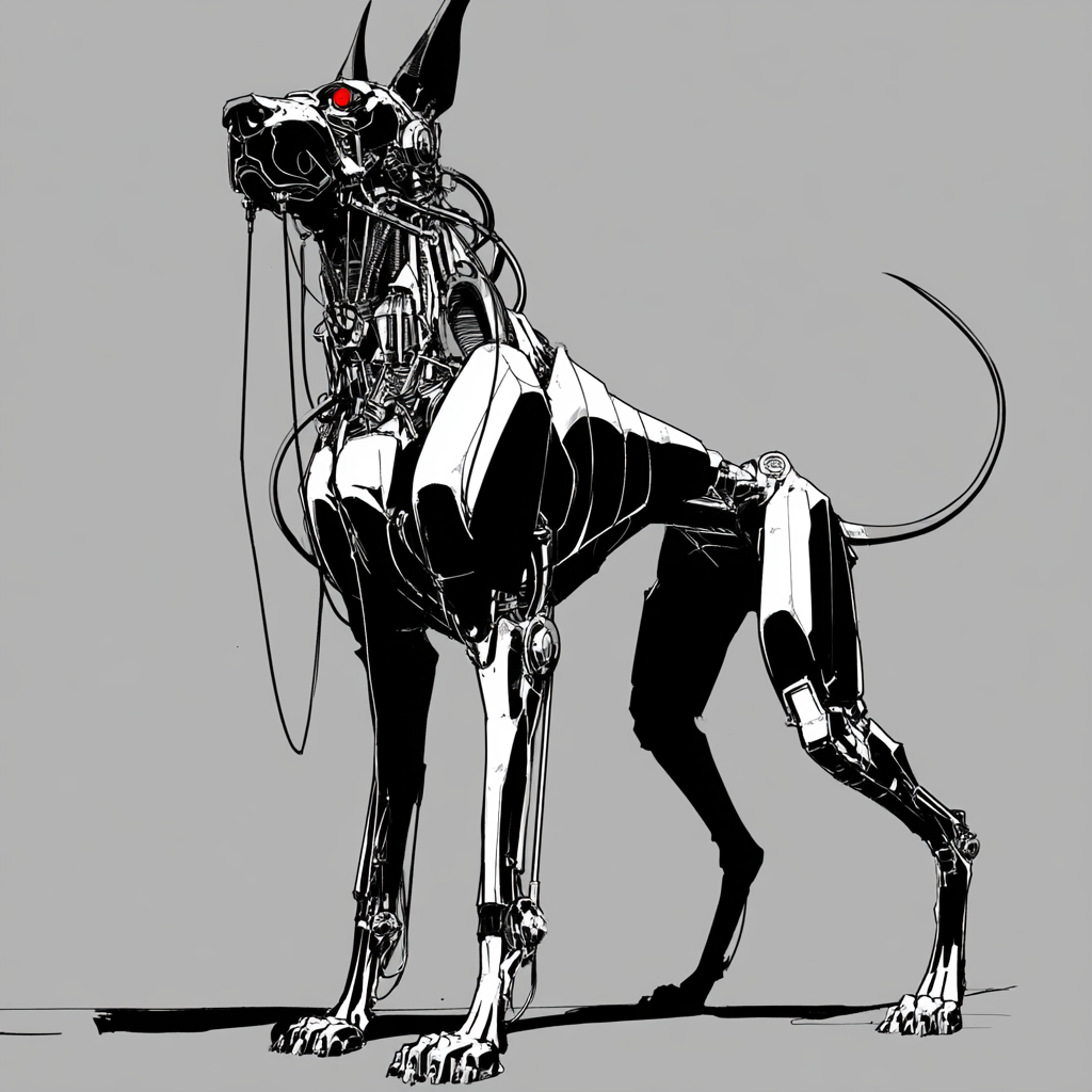 Bionic Spaceship Security Dog