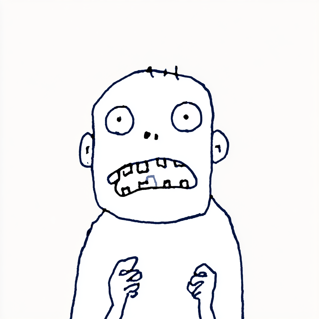 Funny Zombie Character