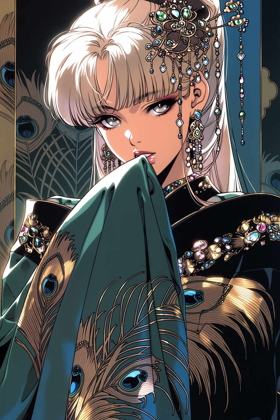 Jeweled Peacock Oiran