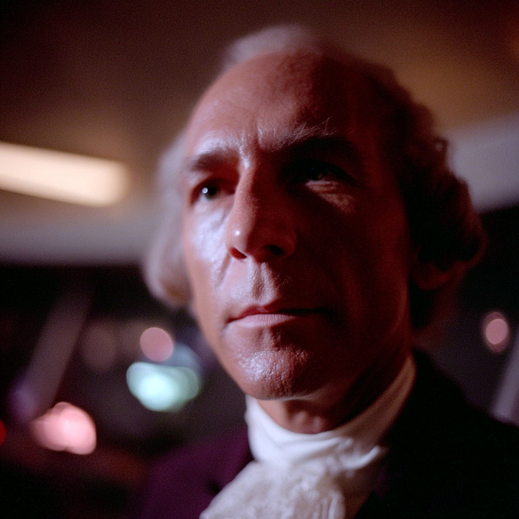 George Washington on a 1960s Starship