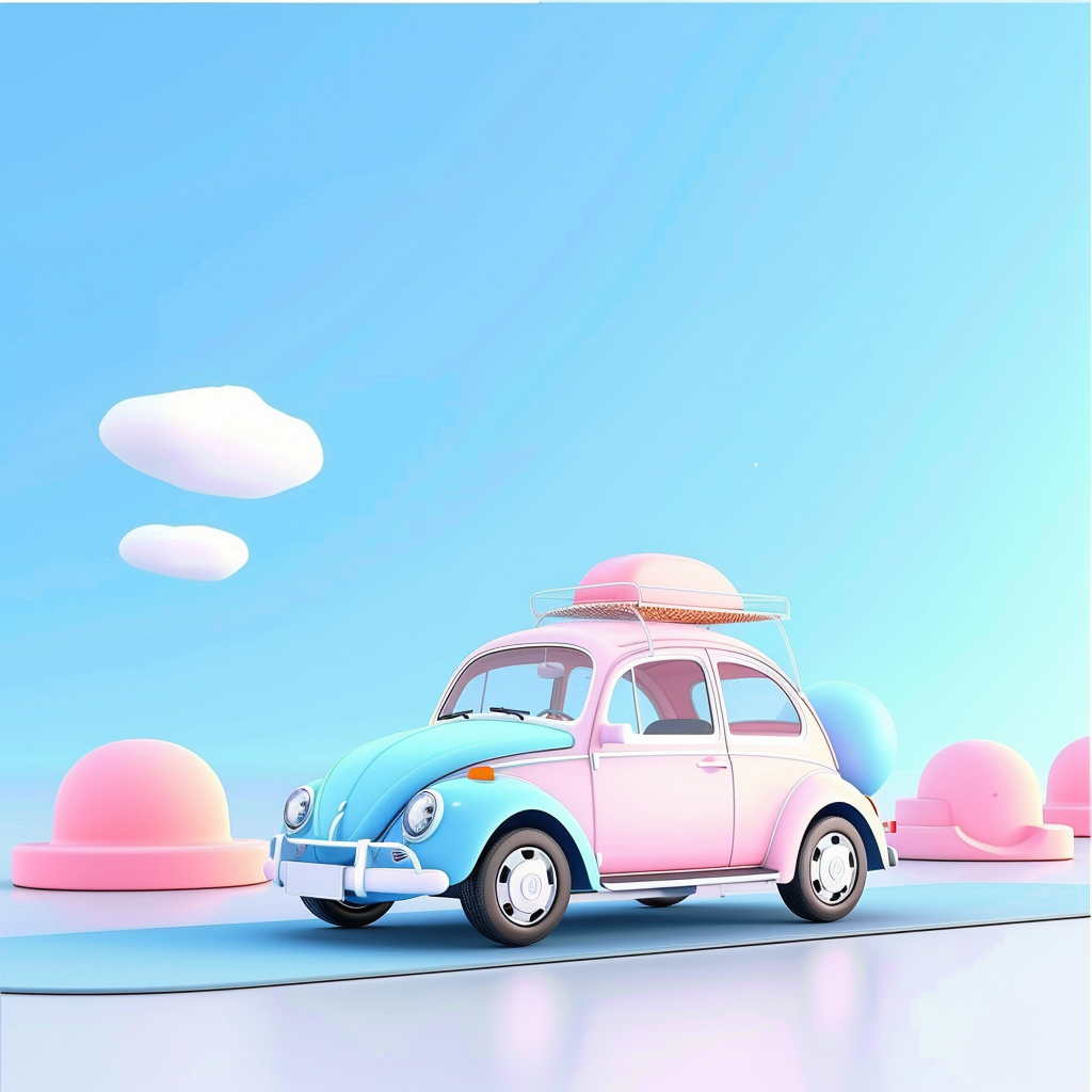 Auto-Stilstudie