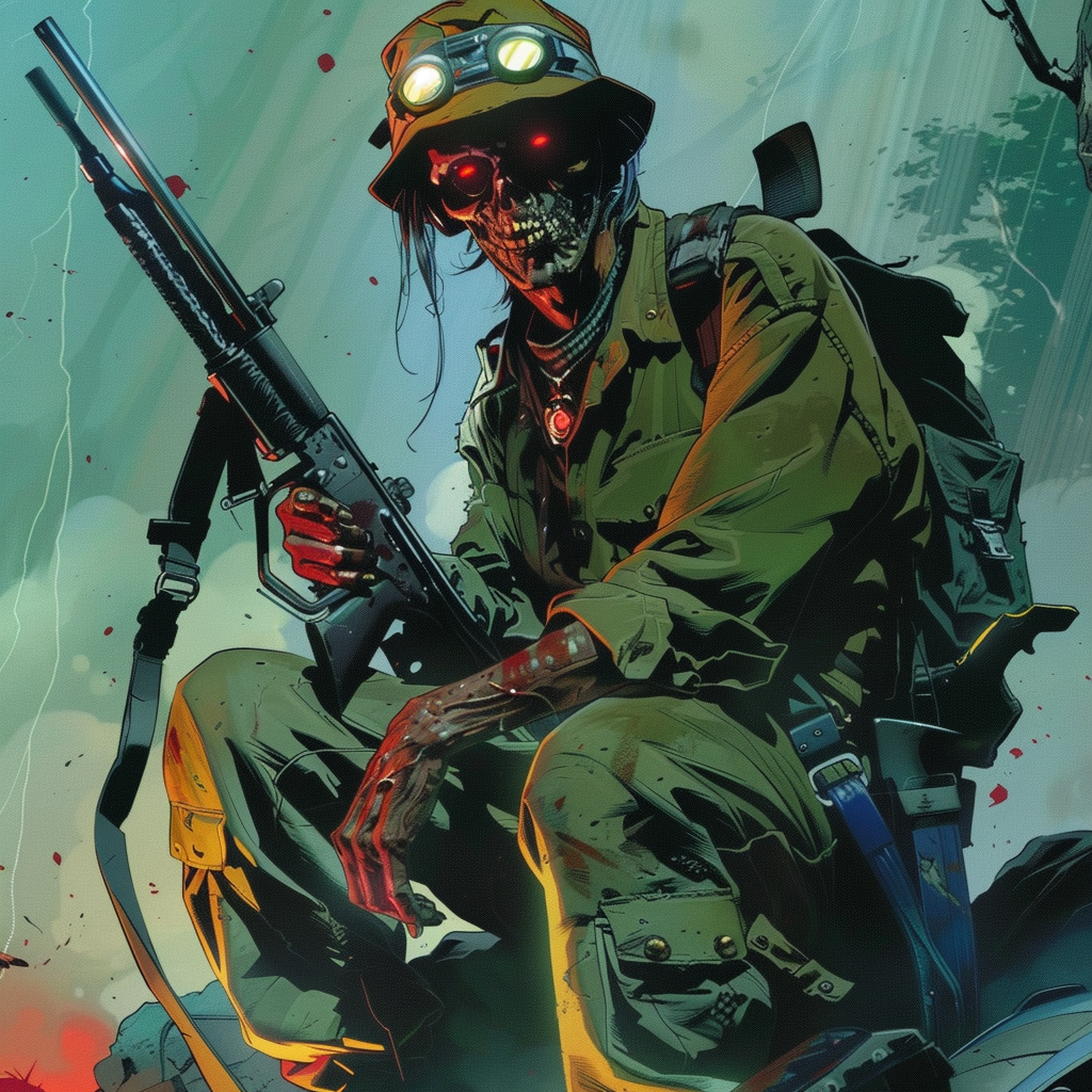 Zombiejäger im Pulp-Stil