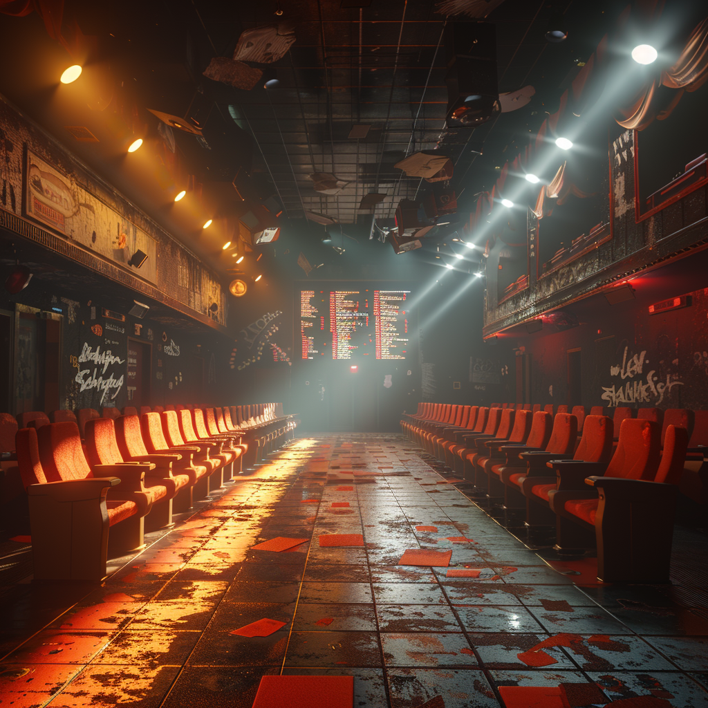 Cinema in Long Afternoon Shadows