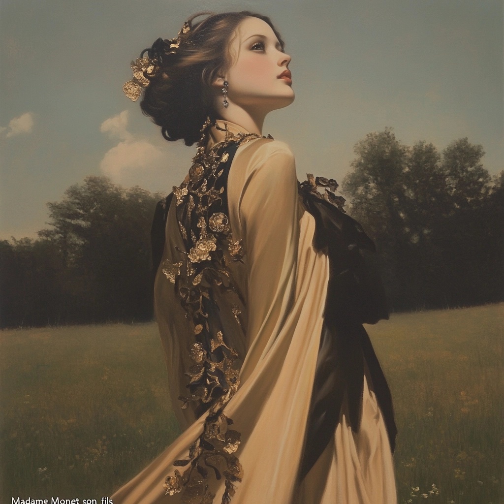 Madame Monet in Klimts Gold