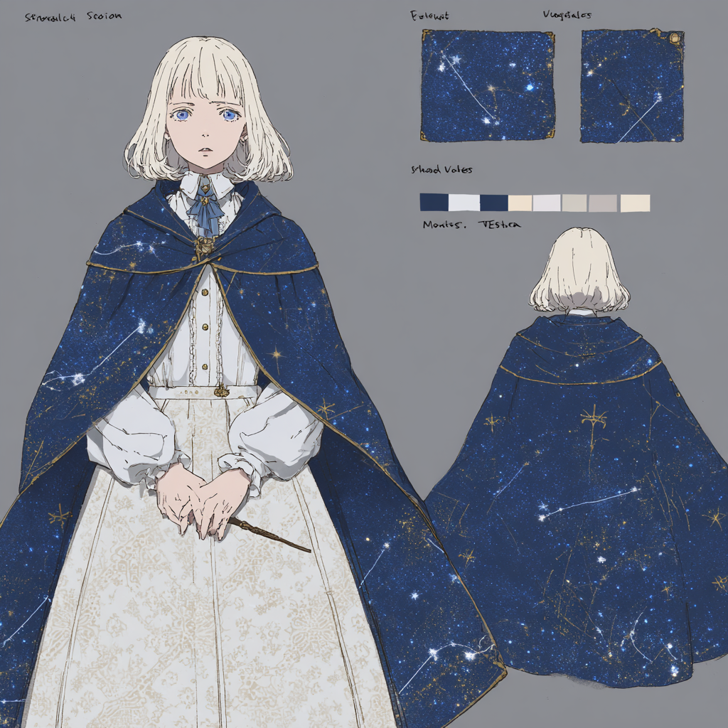Moonlit Magic Academy Uniform Design