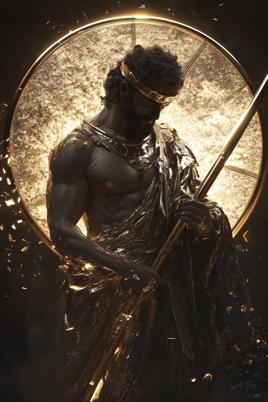 Opulent Ancient Greek God