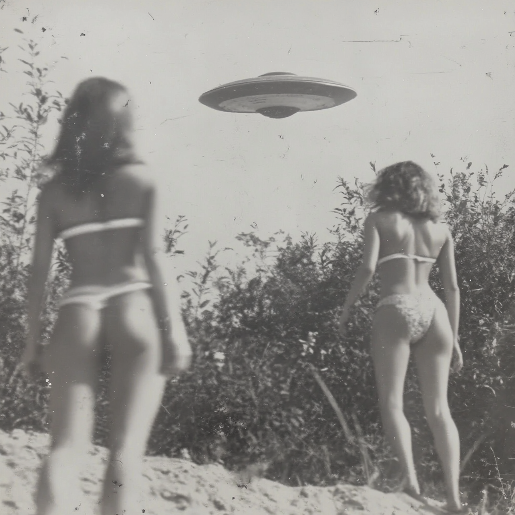 Polaroid de l’été 1980 avec un ovni
