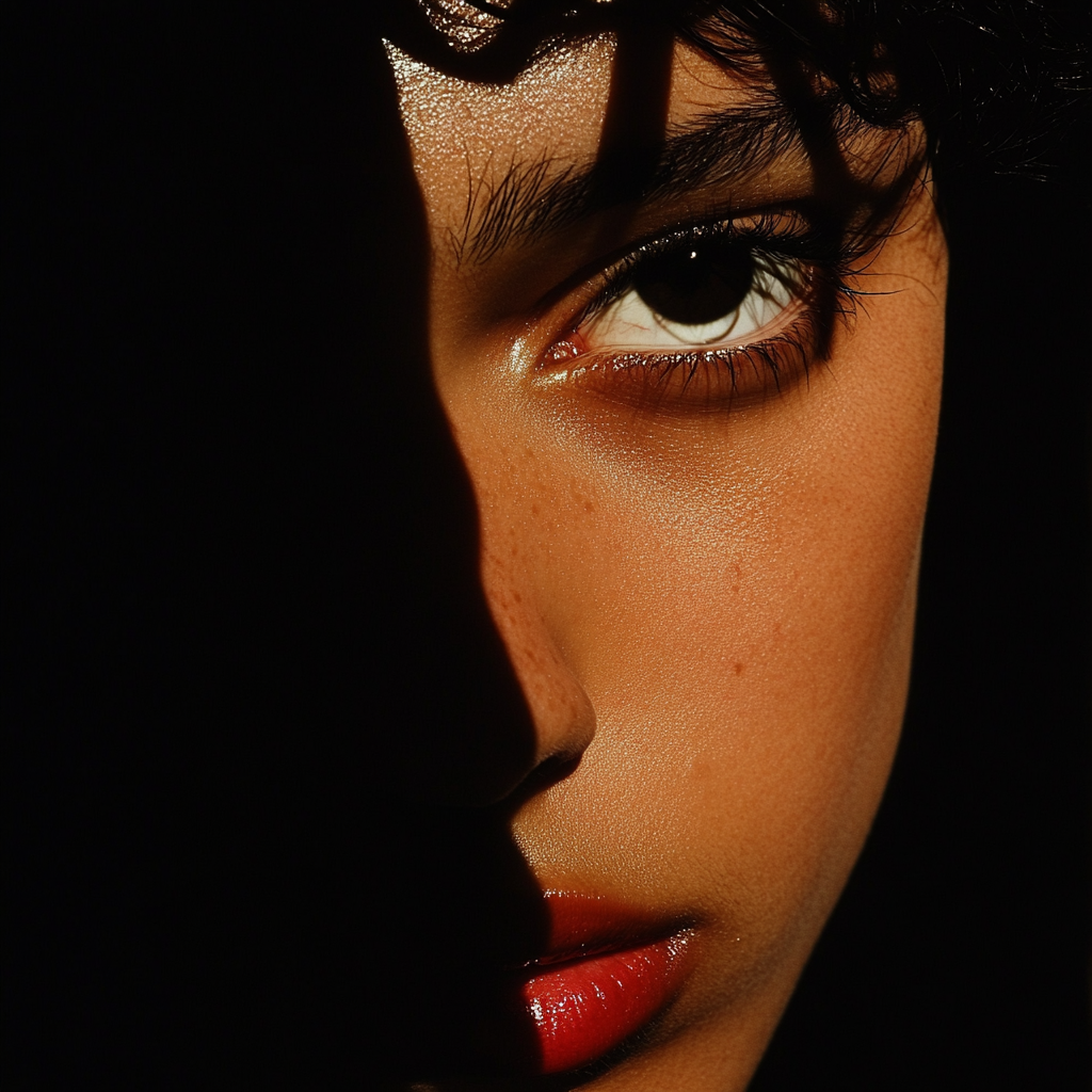 Cinematic Gaze in Split Light