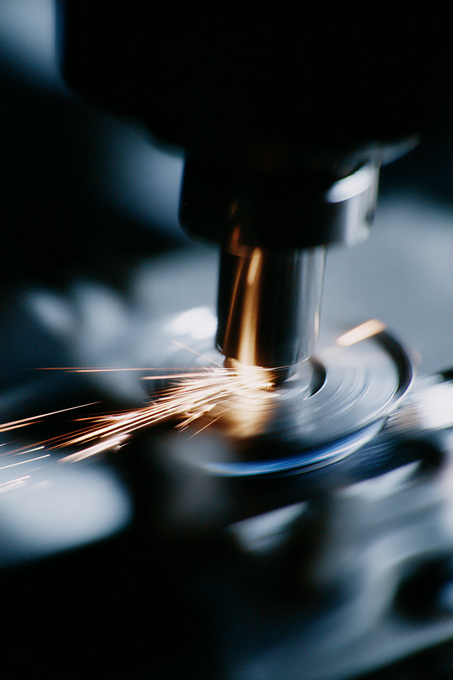 Mechanical Hands Repairing a Cybernetic Eye