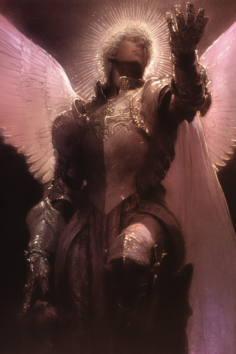 Angel Descending to Earth Comic Cover