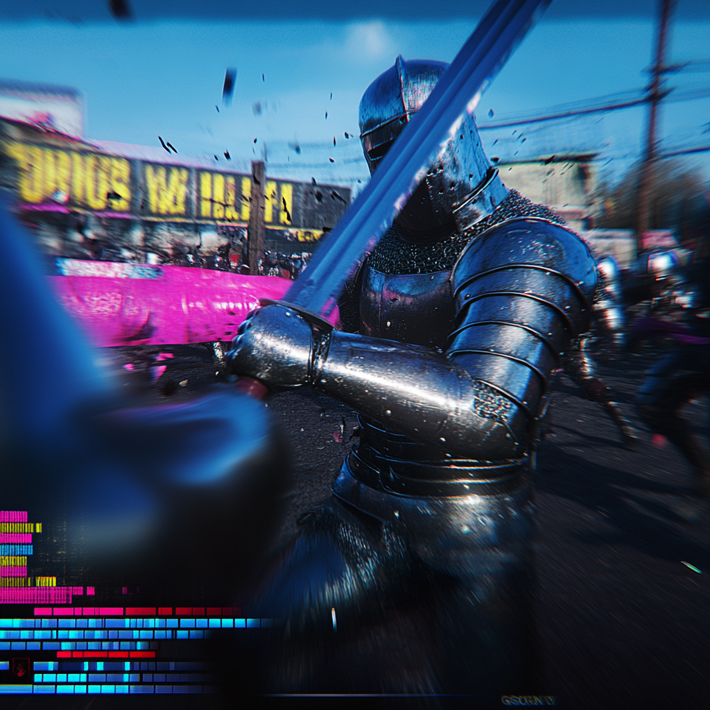 First-Person Knight Duel