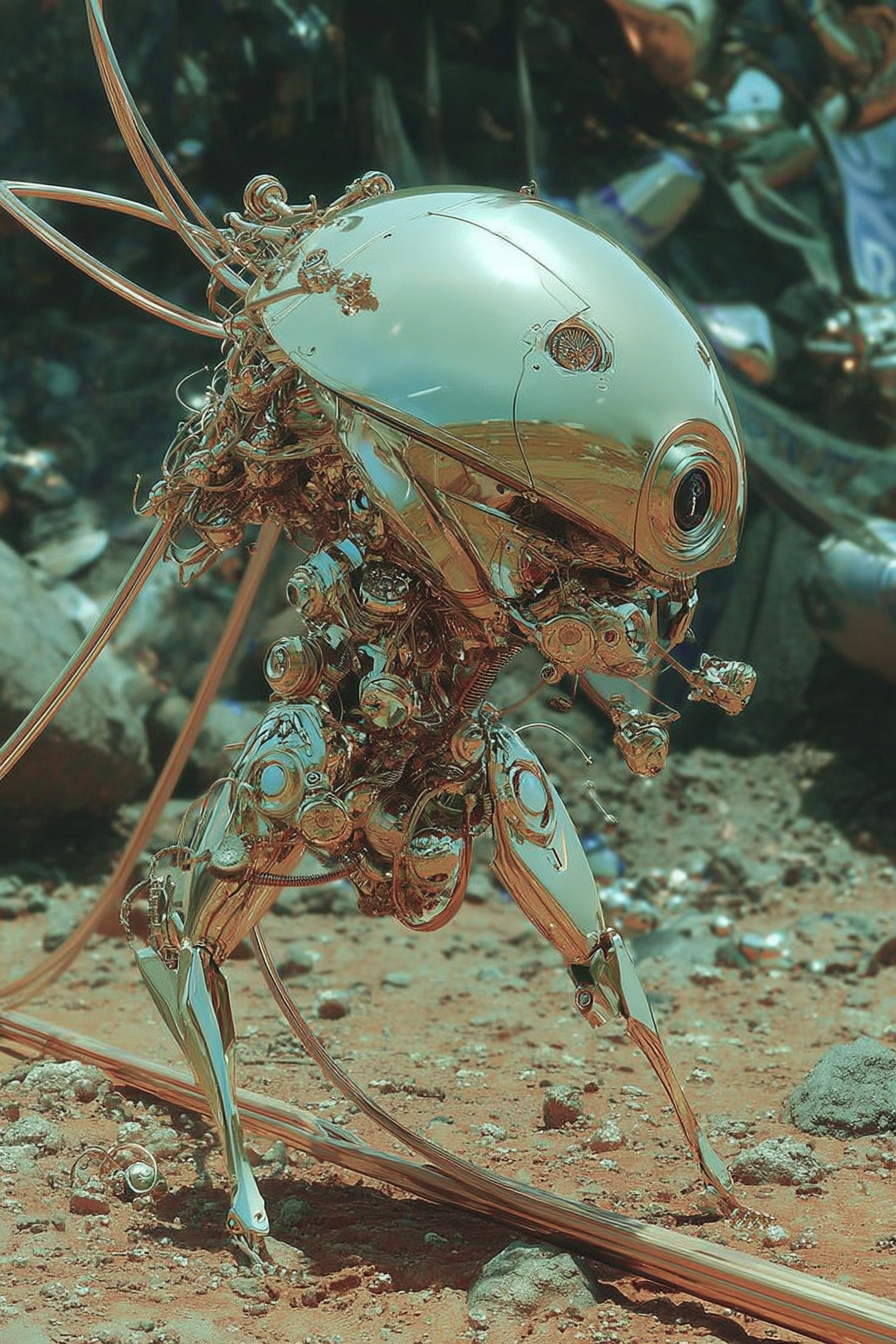 Tiny Repair Drone on a Copper Trace