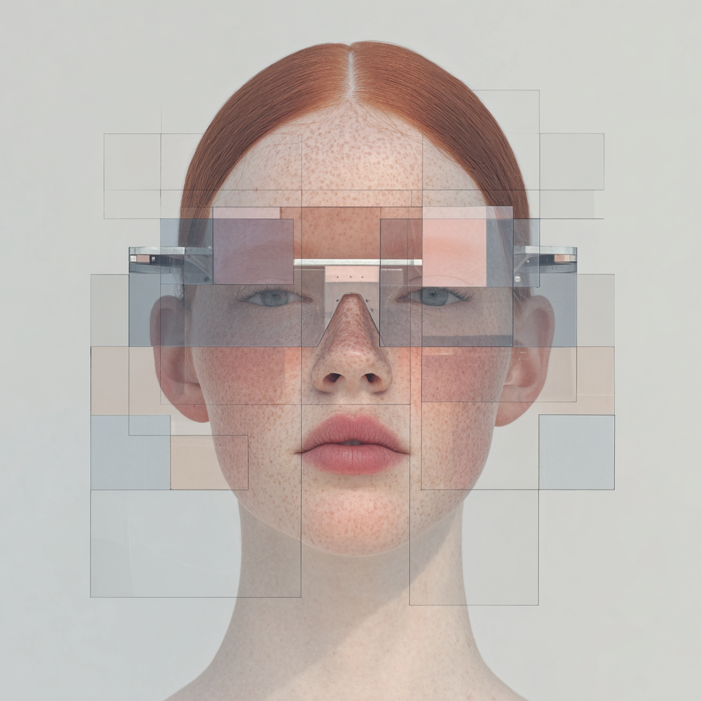 Sci-Fi Sunglasses Beauty Portrait