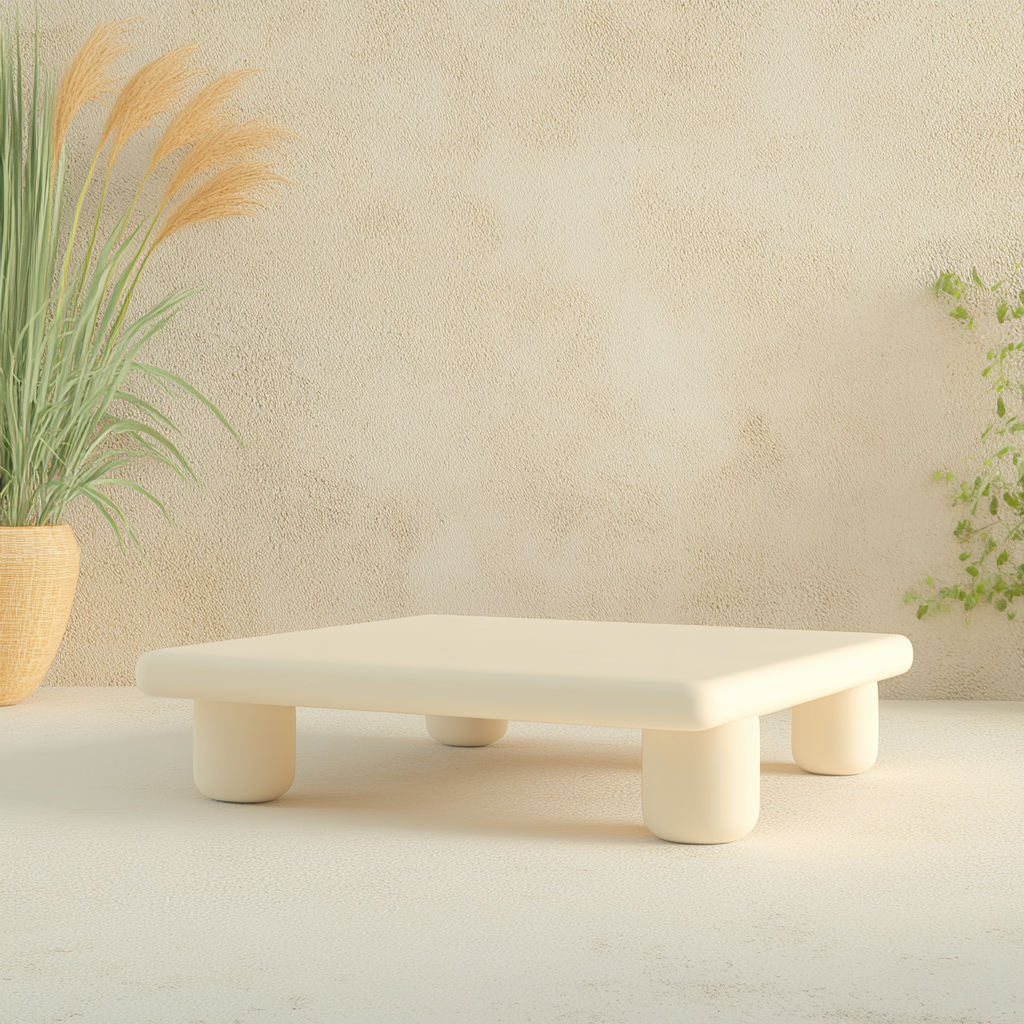 Display Table on a Clean Background