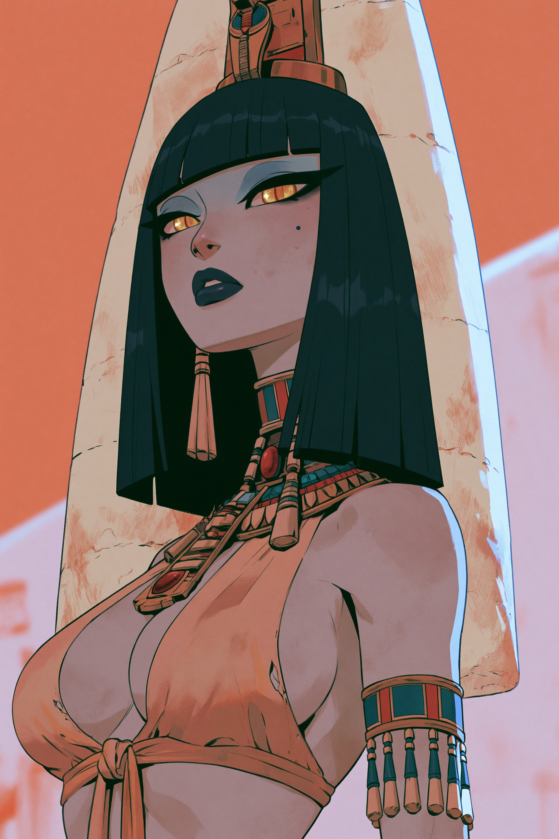 黄金の瞳を持つエジプト女王