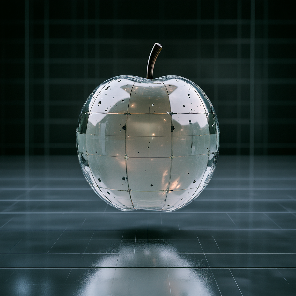 Modern Floating Apple