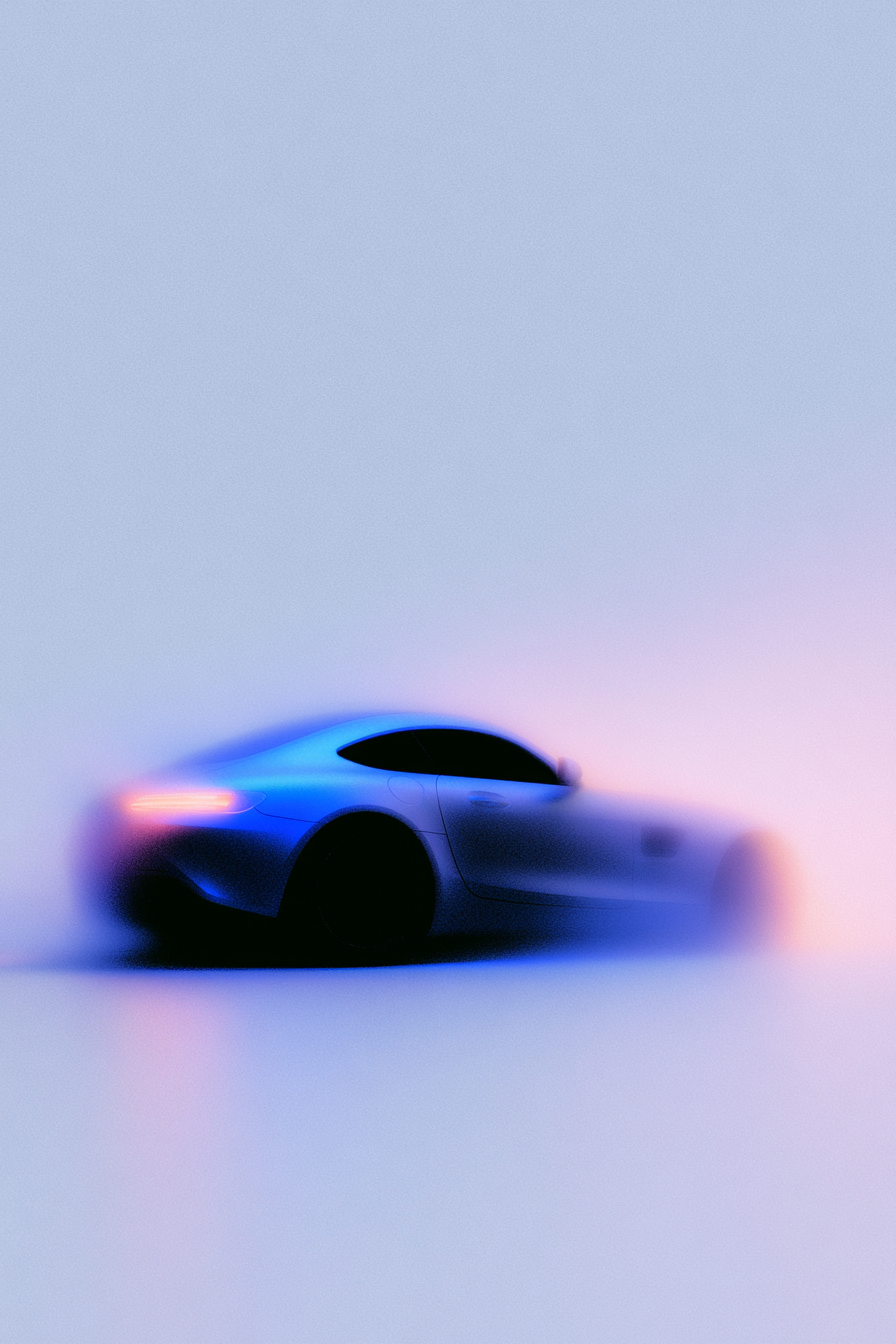 Prismatic Mercedes-AMG GT in Icy Light