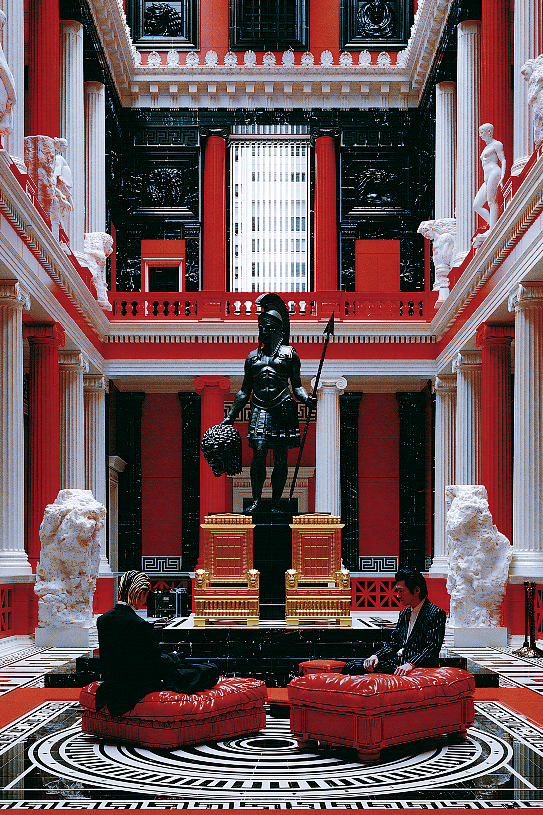 Grand Greek Hall of the Warrior Queen