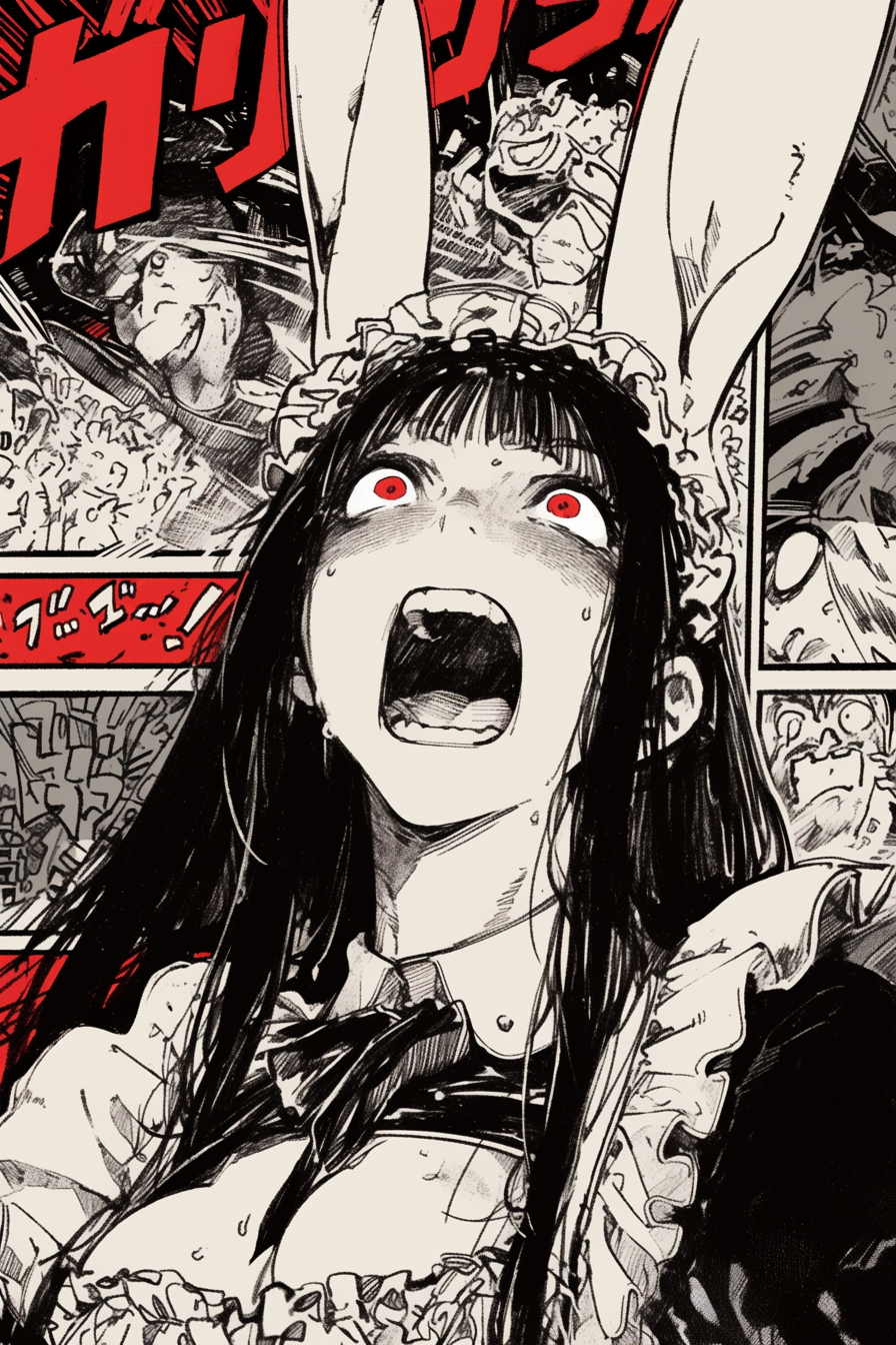 Cranky Japanese Idol and White Rabbit Comic