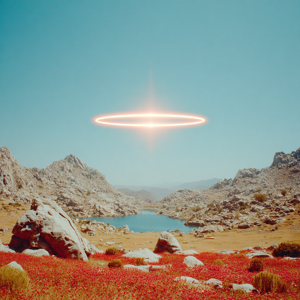 Ringworld Over an Alien Kingdom