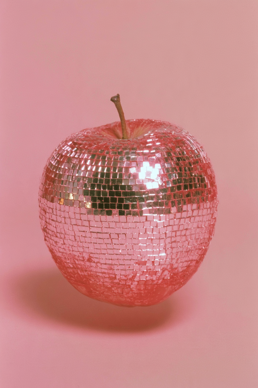 Manzana Rojo Tomate de Mosaico Disco
