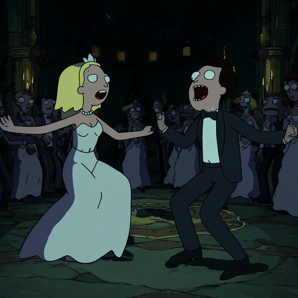 Joyful Dance of the Newlyweds