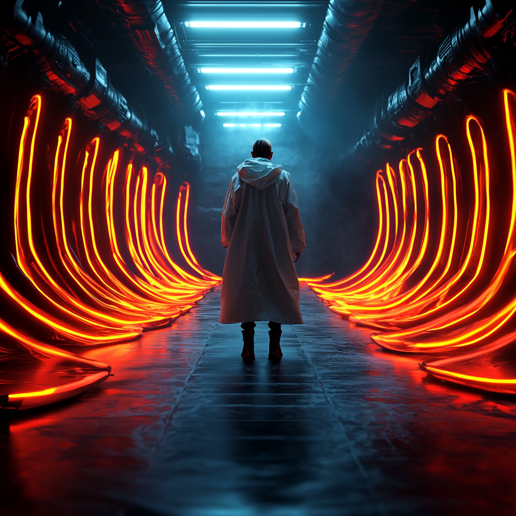 Surreal Futuristic Fashion Stage