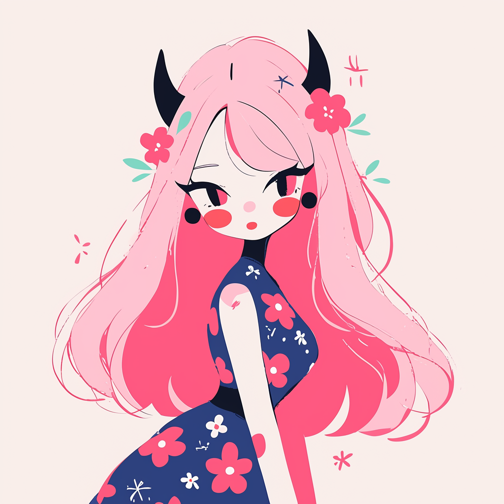 Anime Little Devil Girl