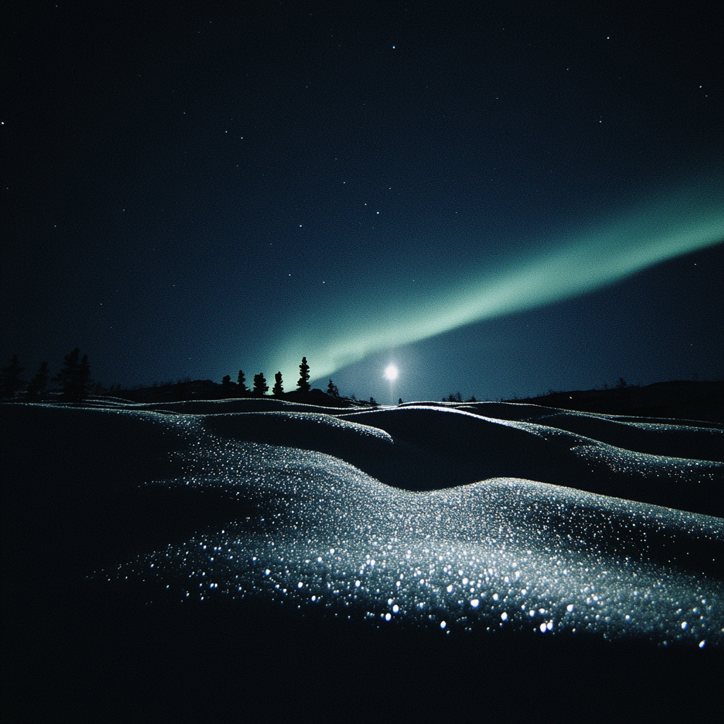 Aurora Dancing Across the Night Sky