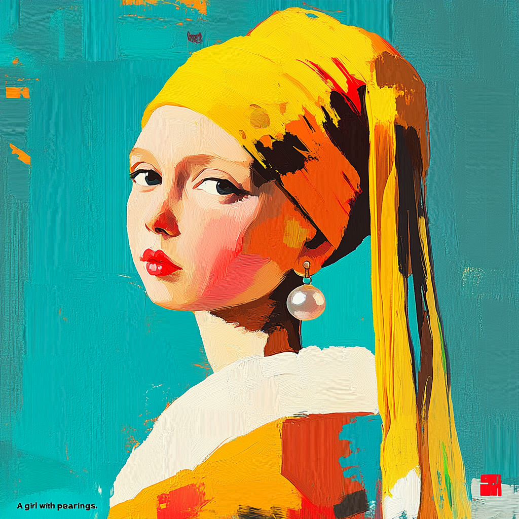 Girl with a Pearl Earring Reimagined
