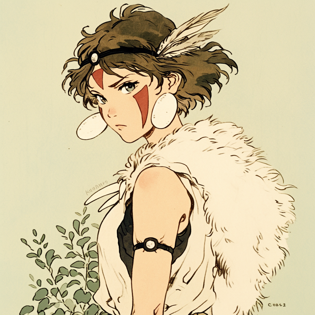 Anime Princess Mononoke