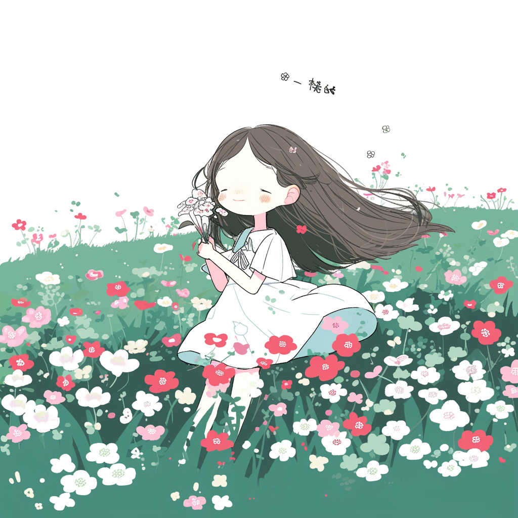 Anime Flower Field