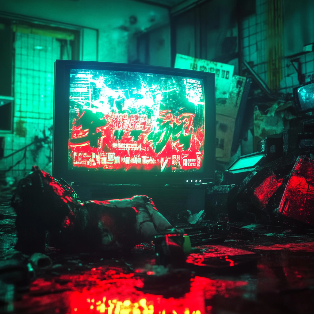 레트로 CRT 모니터