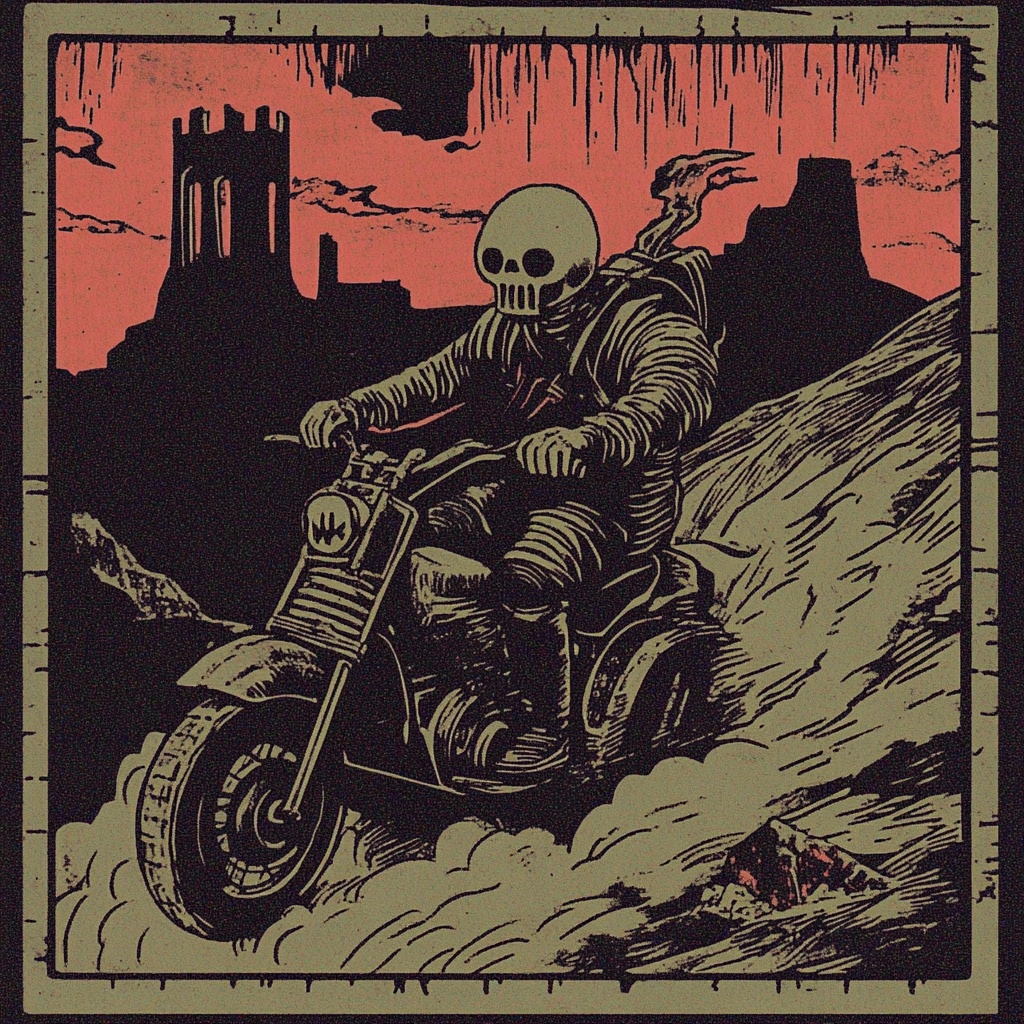 16-Bit Vespa Race Through the Desert