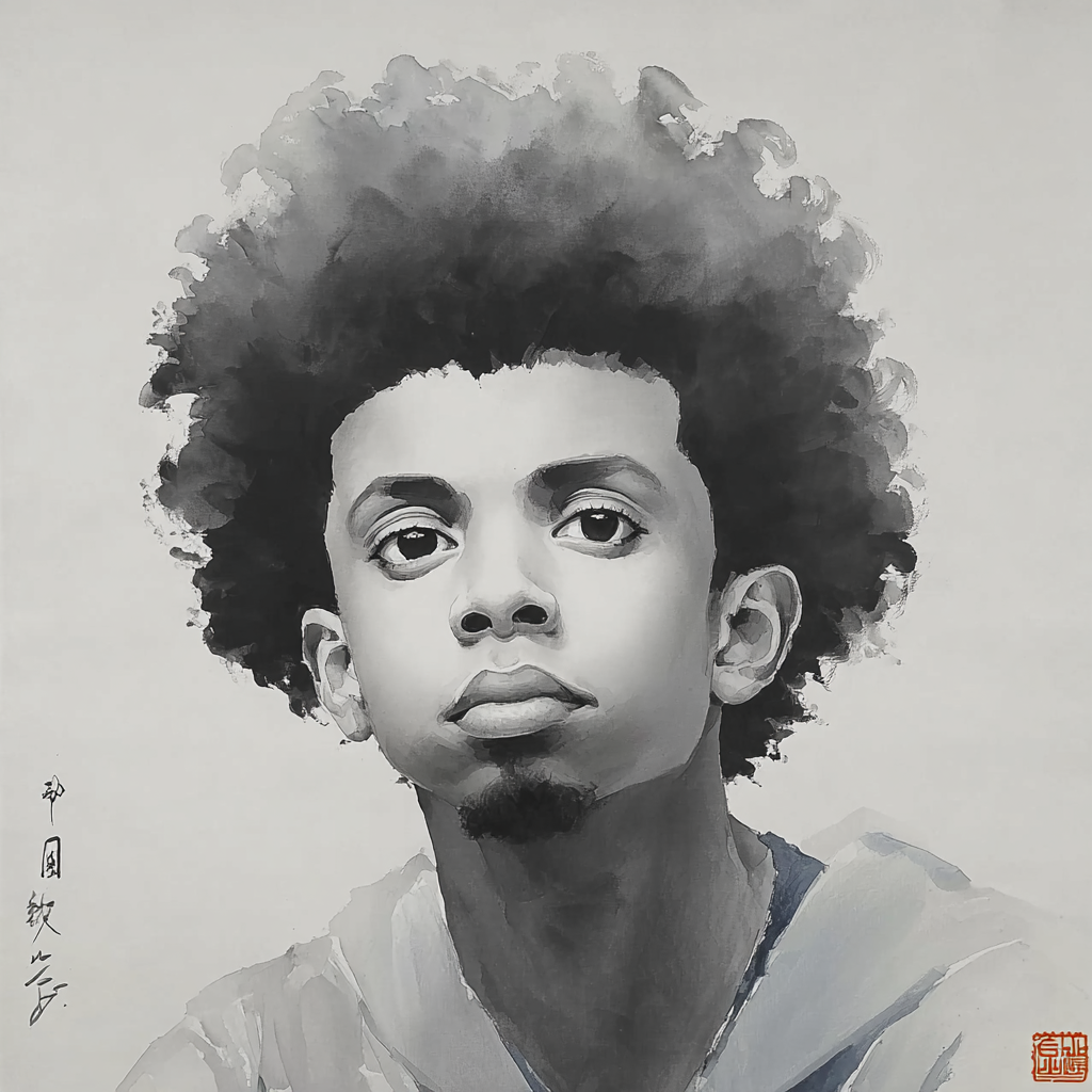 Urban Cartoon Portrait Study