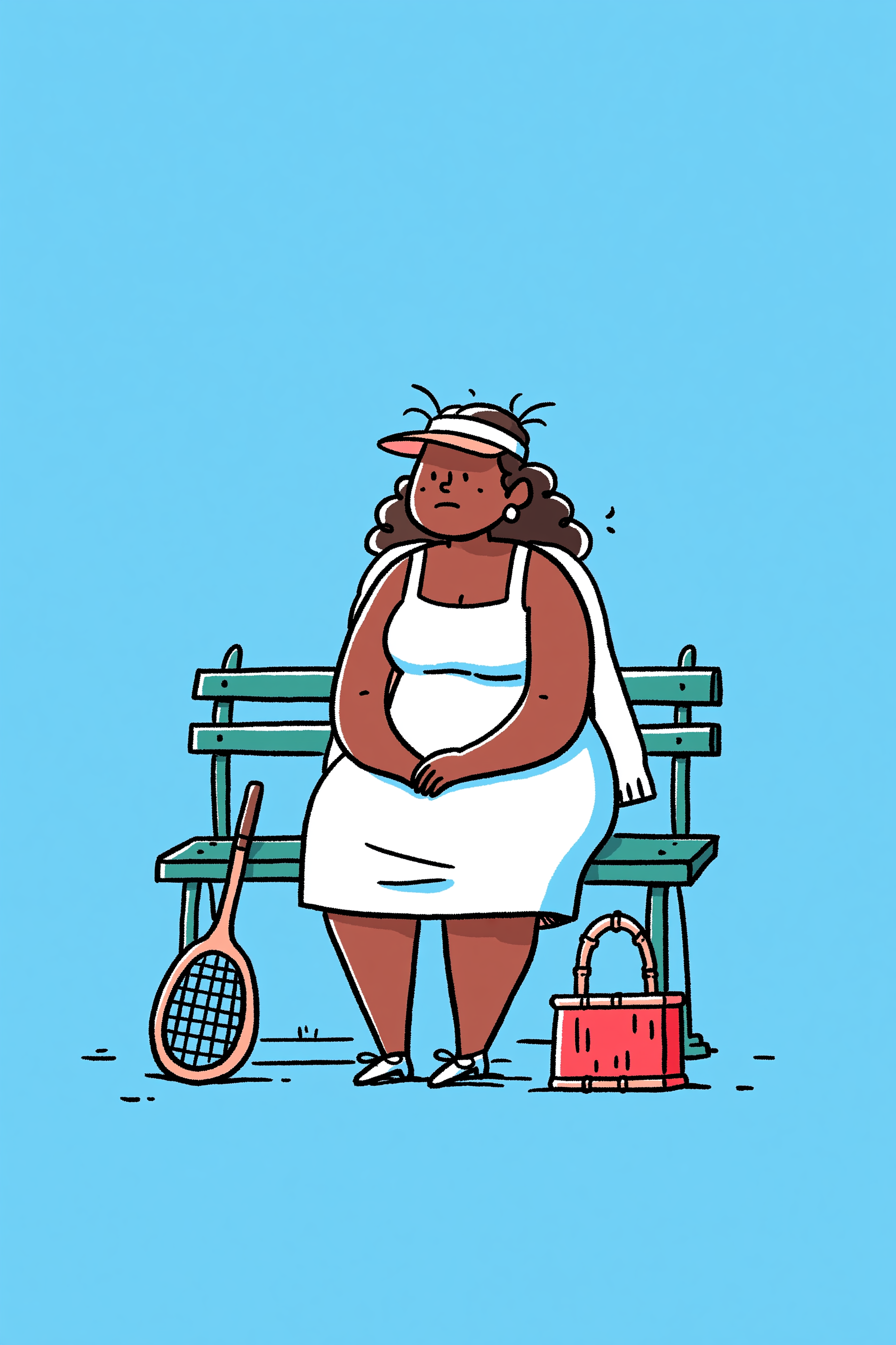 Mode de club de tennis à l’aquarelle