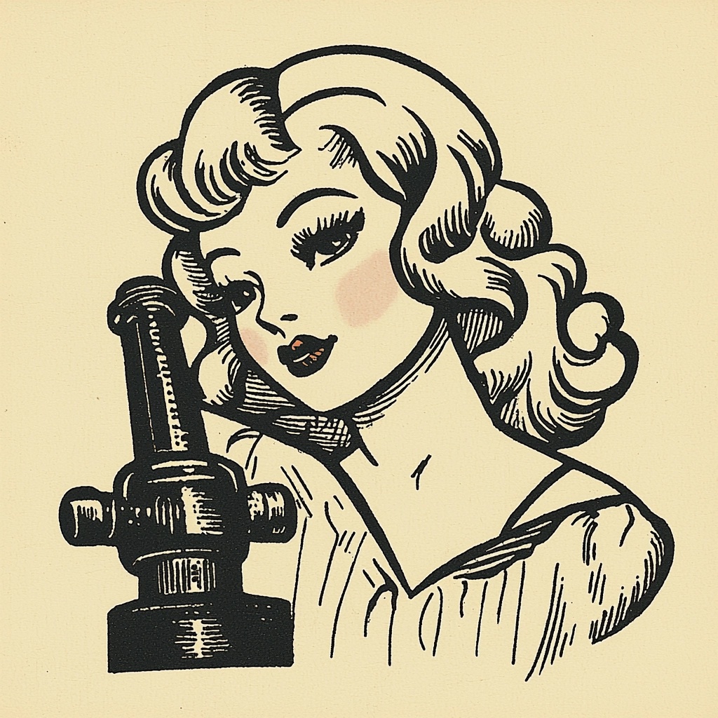 Retro Blonde in 1940s Technicolor Animation