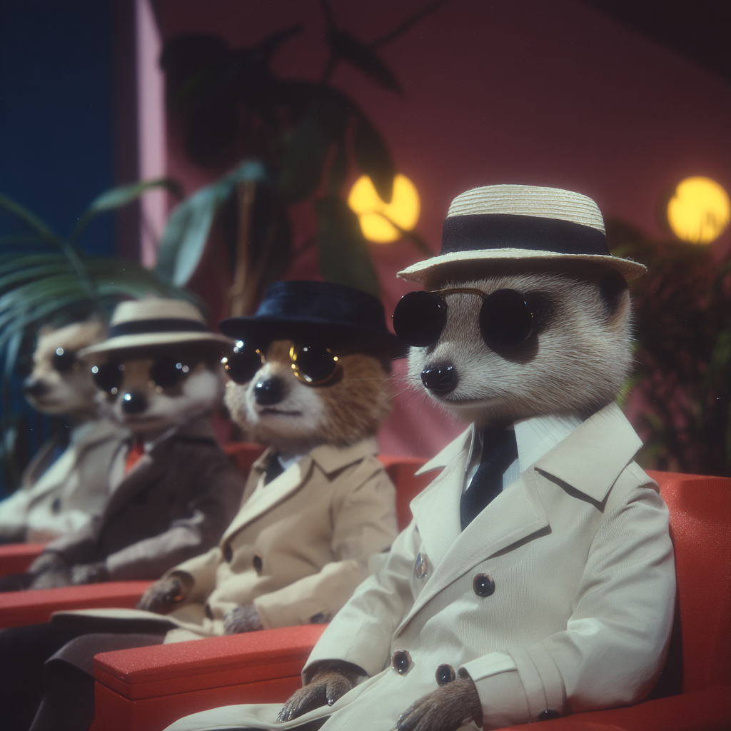 Noir Salon of Anthropomorphic Animals