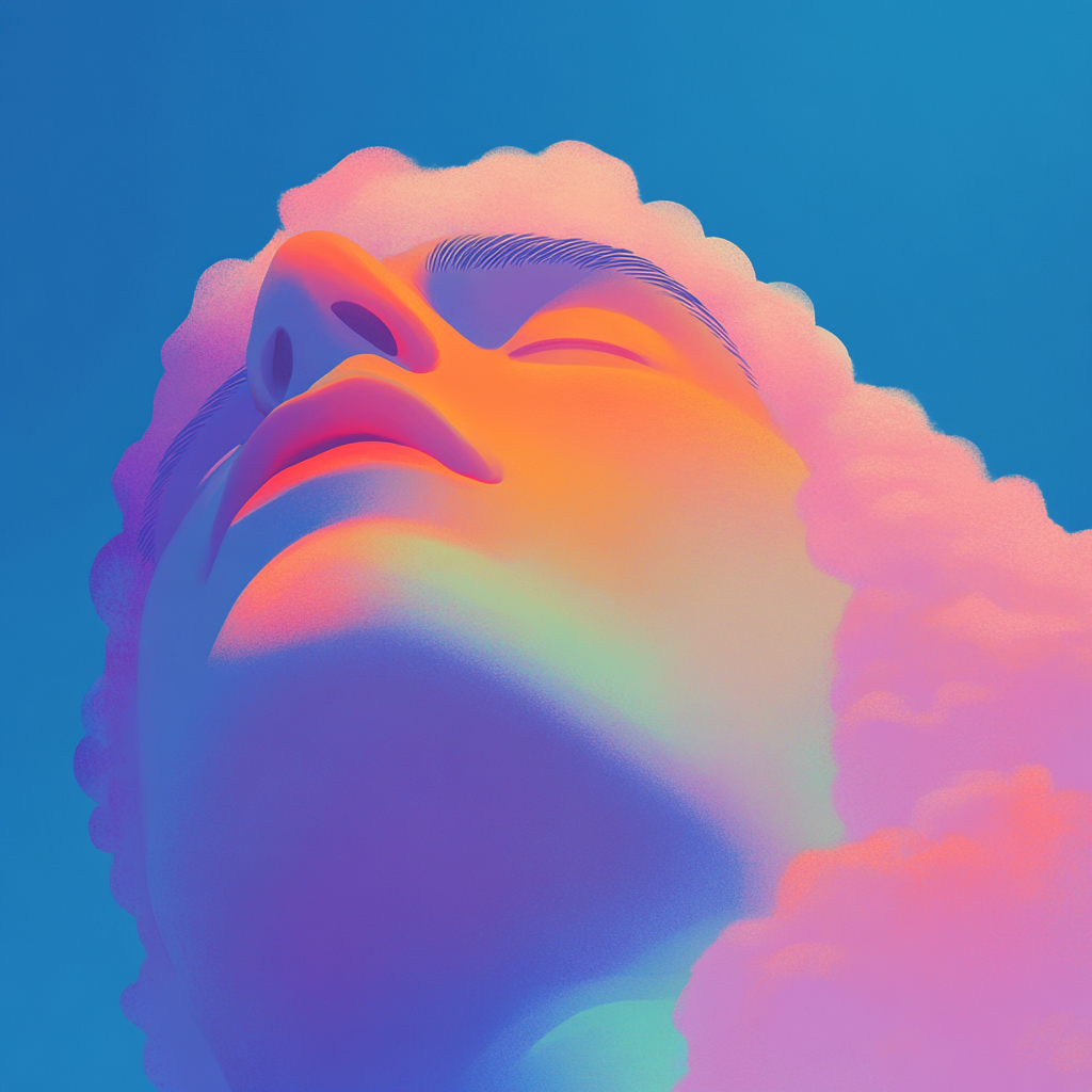 Highly Stylized Divine Figure
