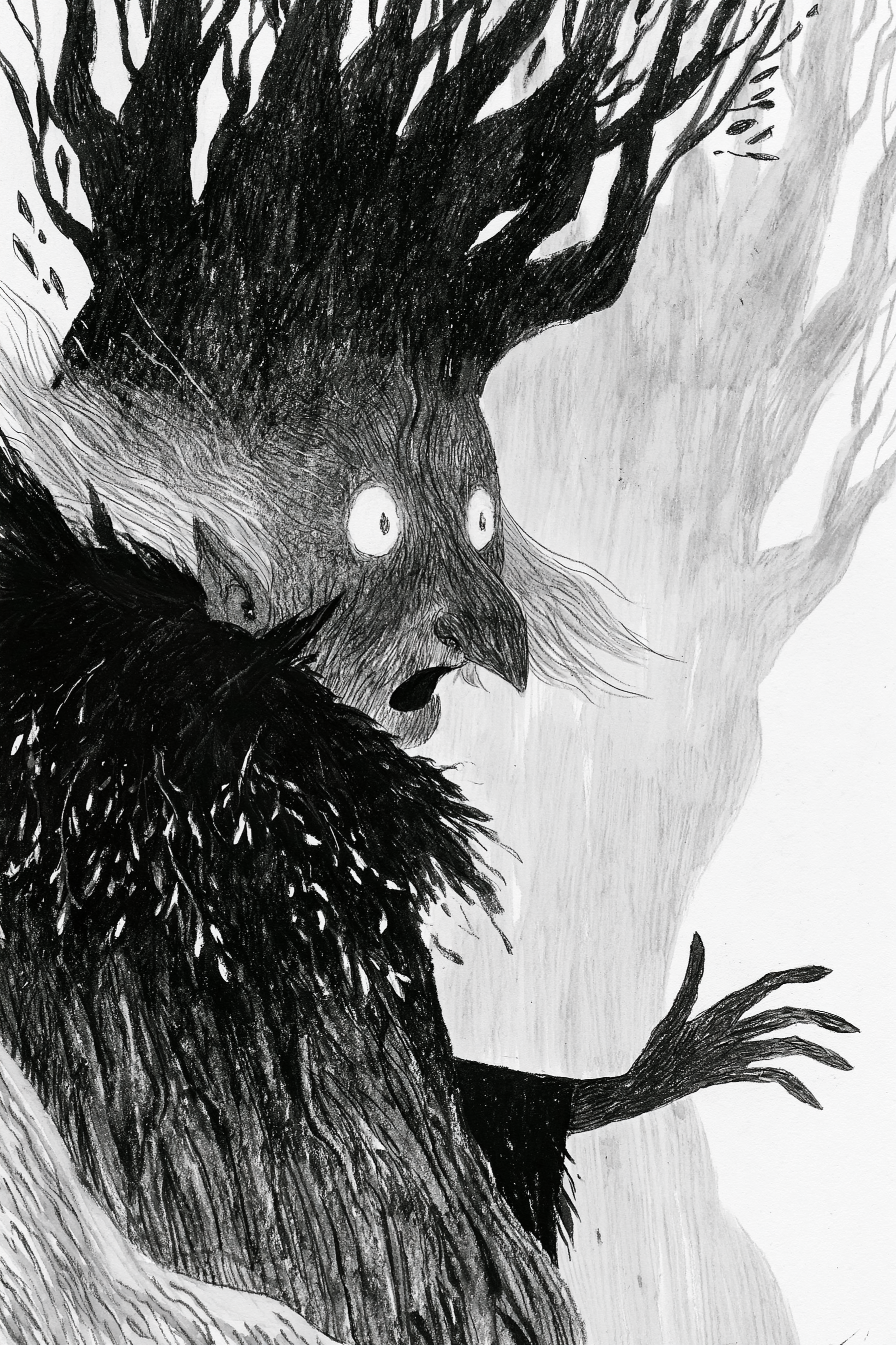 Dryad in 1980s Graphic Novel Style