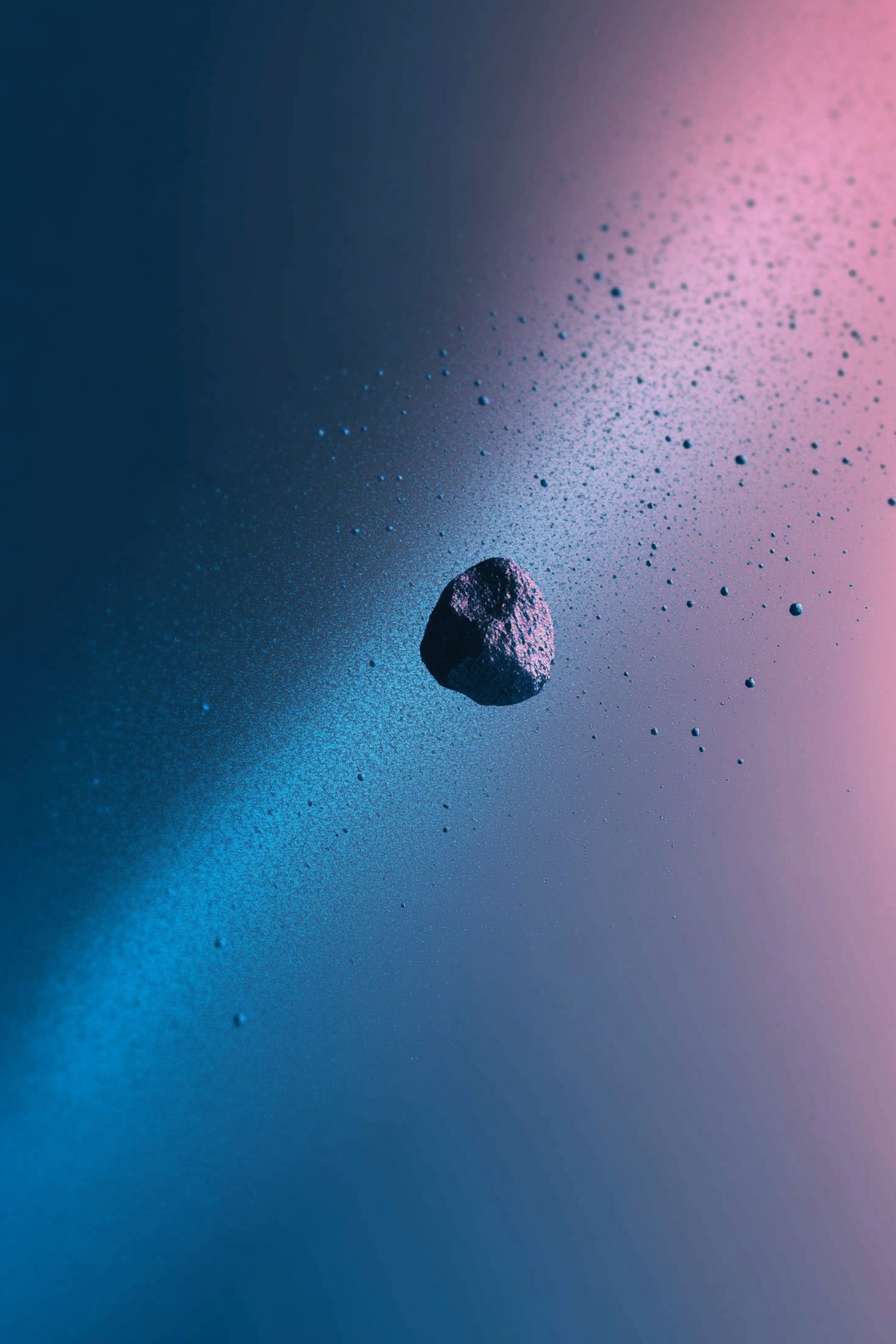 Small Asteroid Drifting in Space